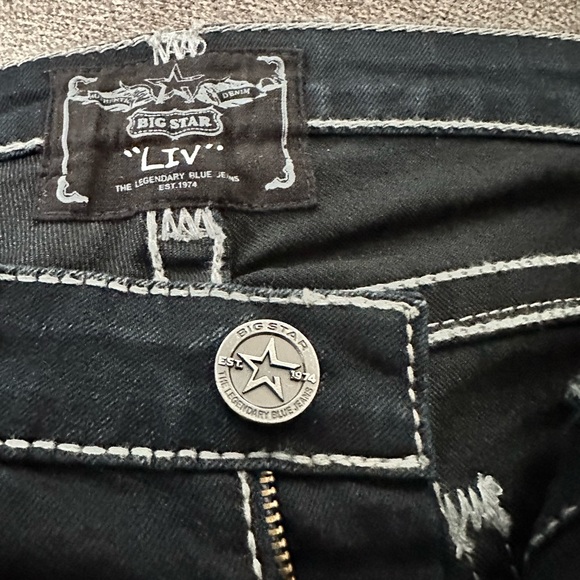 Vintage Collection “Big Star” ❤️ “LIV” Jeans  Size 32R - Picture 8 of 12
